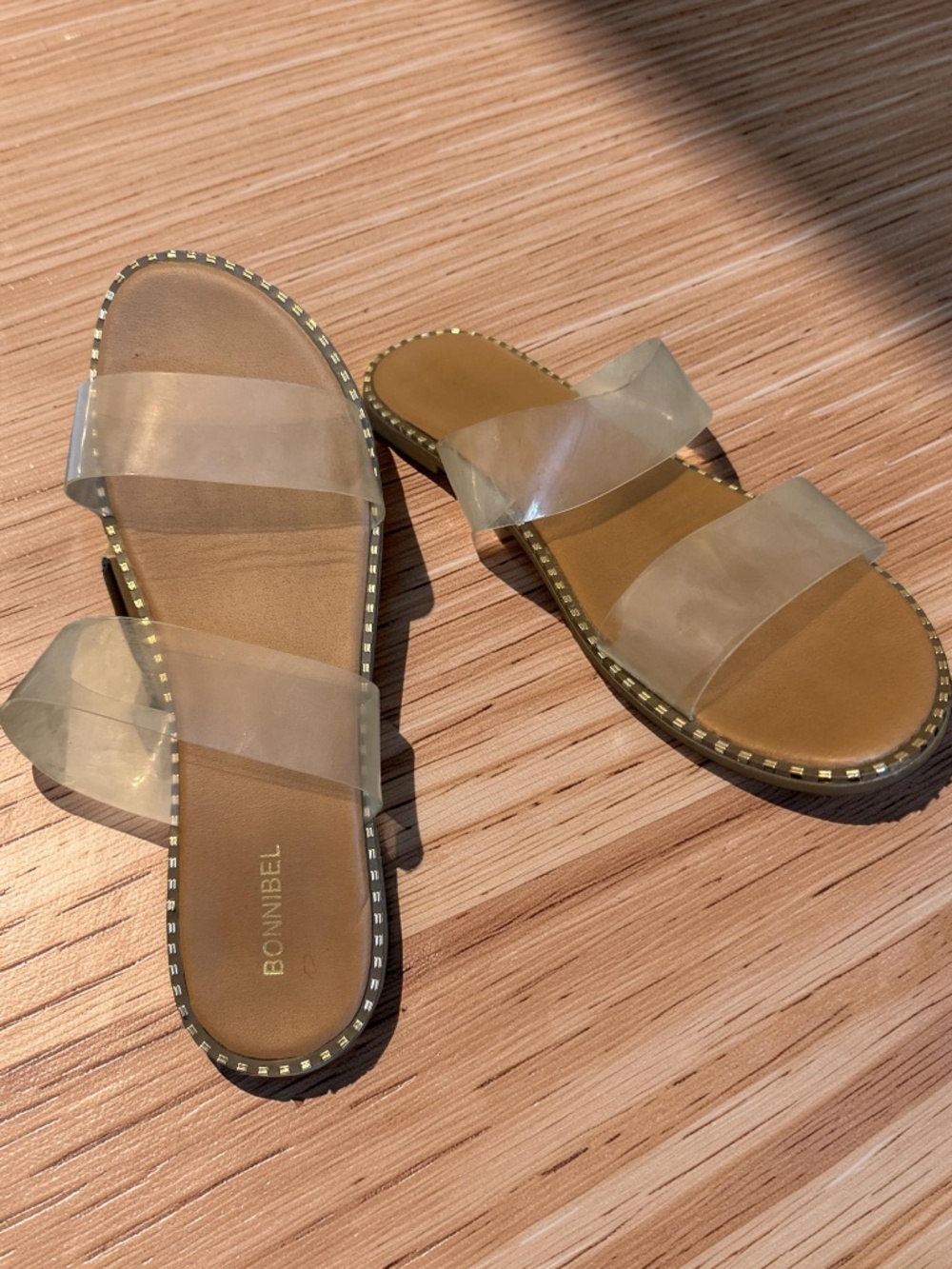 Clear Strap Flat Sandals